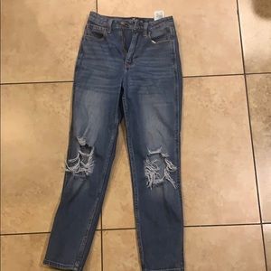 Hollister mom jeans size 00s